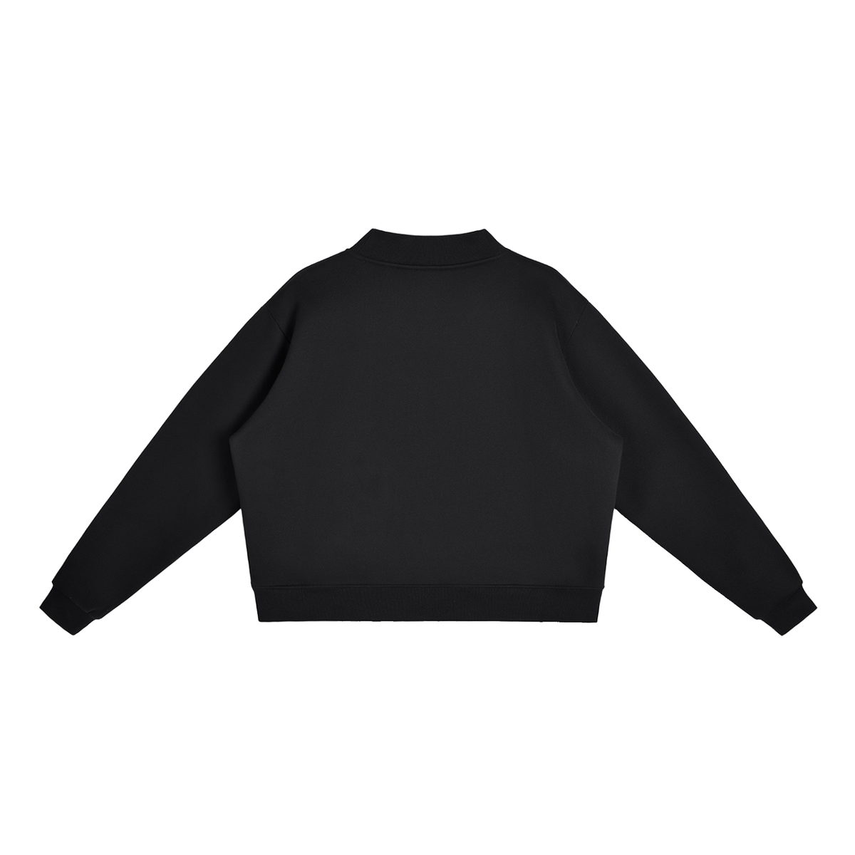FLEECE MOCK-NECK CREW